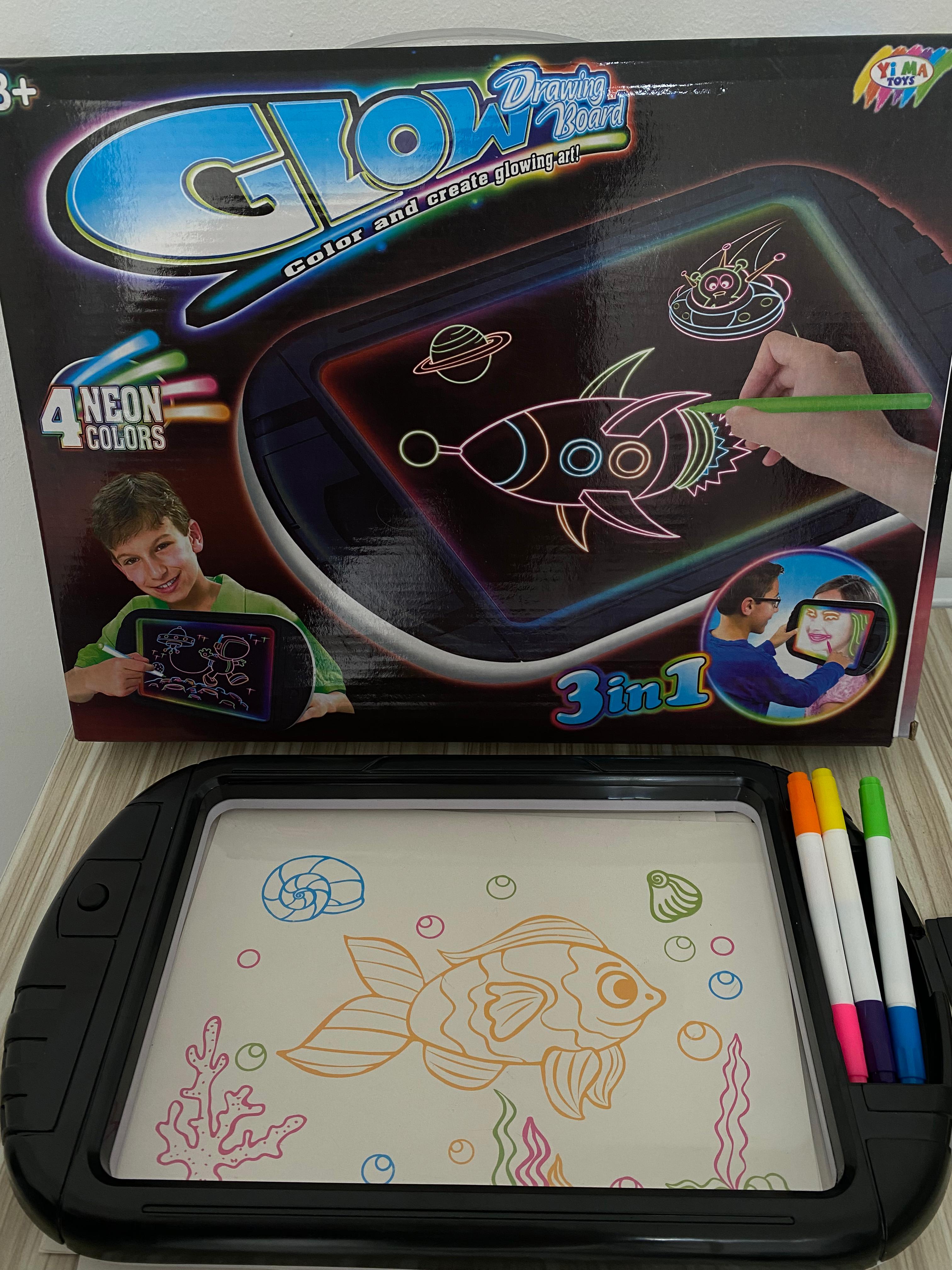 Miniatura 2 de Tablero pizarra 3D luminoso